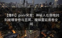 【爆料】pixiv突发：神秘人在傍晚时刻被曝曾参与丑闻，暧昧蔓延席卷全网