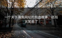 一个关于海角网址的狗血故事，结局太笑疯了