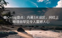 糖心vlog盘点：内幕3大误区，网红上榜理由罕见令人震撼人心